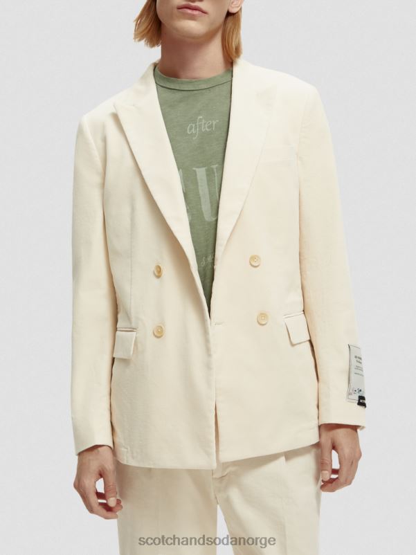 menn dobbeltspent cordfløyelblazer sett N40XD662 klær Scotch & Soda