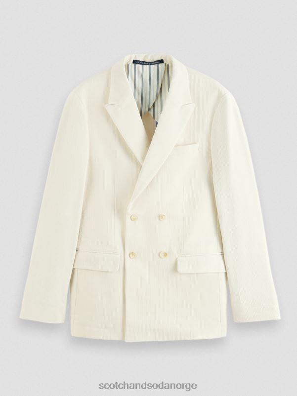 menn dobbeltspent cordfløyelblazer sett N40XD662 klær Scotch & Soda