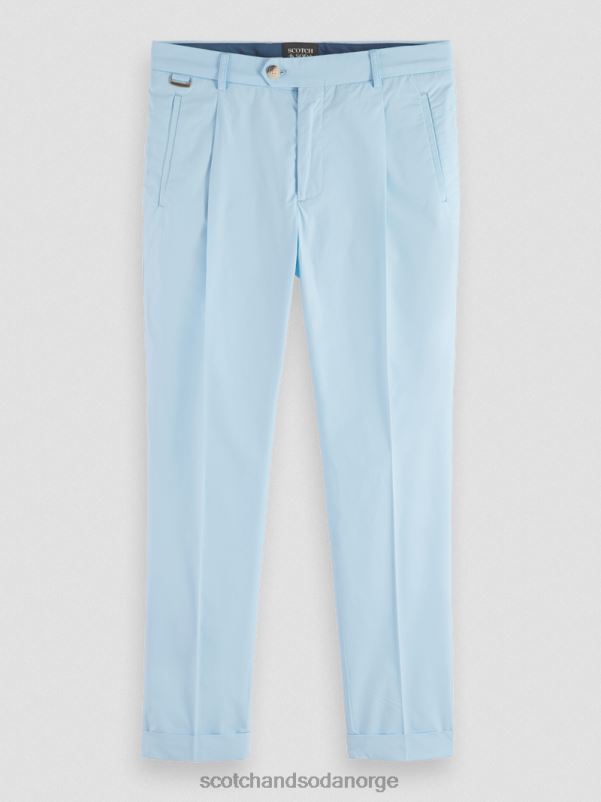 menn den blake poplin chino havblått N40XD501 klær Scotch & Soda