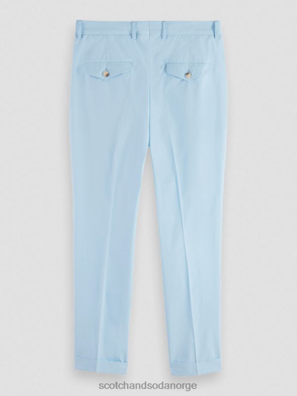 menn den blake poplin chino havblått N40XD501 klær Scotch & Soda