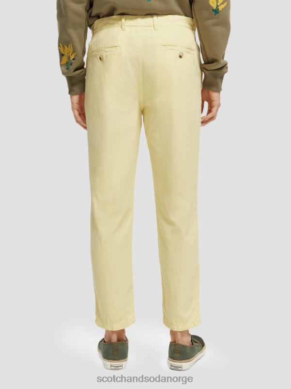 menn den vanlige, tapered-fit plaggfargede joggeren banan N40XD490 klær Scotch & Soda