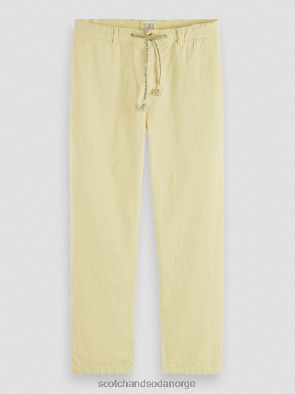 menn den vanlige, tapered-fit plaggfargede joggeren banan N40XD490 klær Scotch & Soda