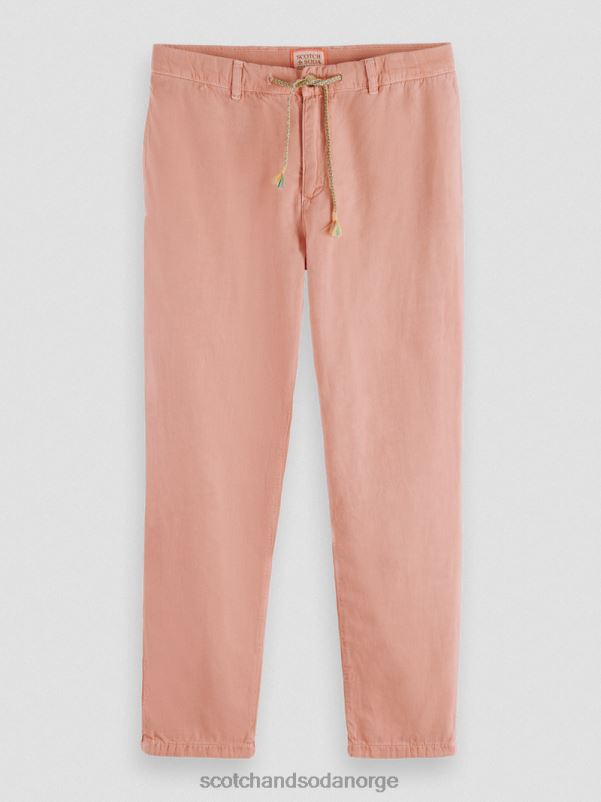 menn den vanlige, tapered-fit plaggfargede joggeren flamingo N40XD488 klær Scotch & Soda