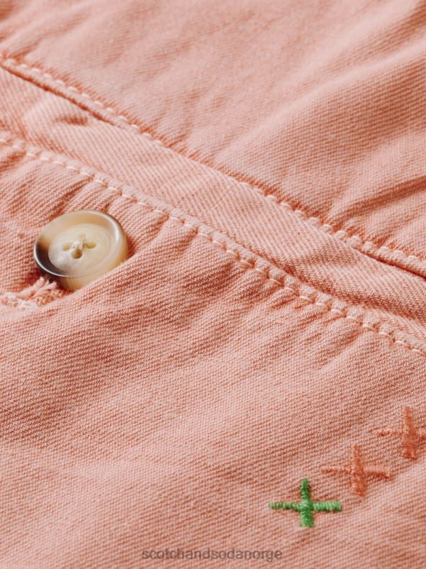 menn den vanlige, tapered-fit plaggfargede joggeren flamingo N40XD488 klær Scotch & Soda