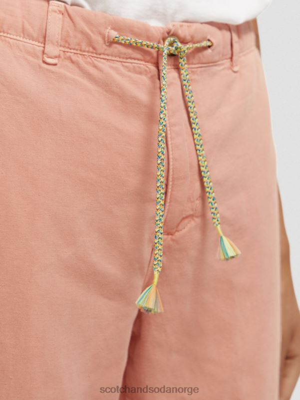 menn den vanlige, tapered-fit plaggfargede joggeren flamingo N40XD488 klær Scotch & Soda