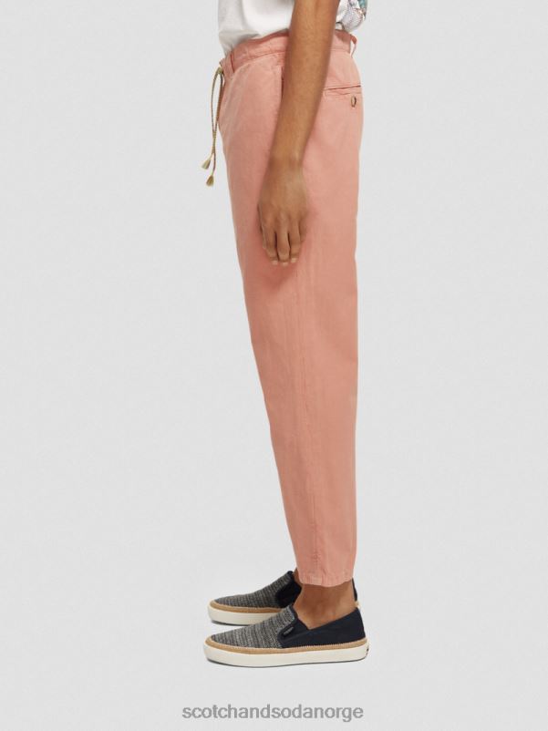 menn den vanlige, tapered-fit plaggfargede joggeren flamingo N40XD488 klær Scotch & Soda