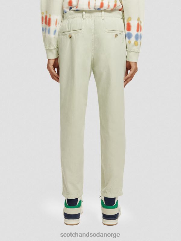 menn den vanlige, tapered-fit plaggfargede joggeren mynte N40XD489 klær Scotch & Soda