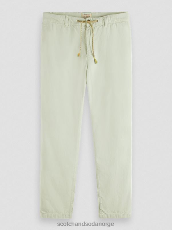 menn den vanlige, tapered-fit plaggfargede joggeren mynte N40XD489 klær Scotch & Soda