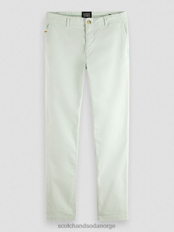menn mott plaggfarget superslim fit chino mynte N40XD499 klær Scotch & Soda