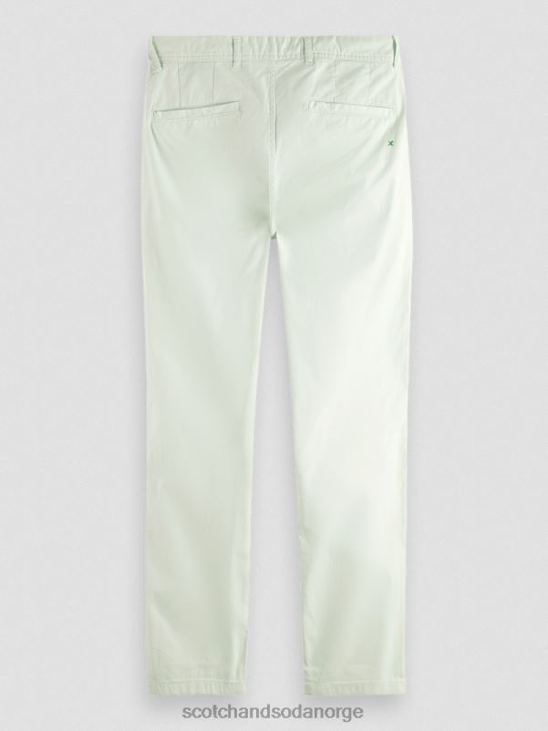 menn mott plaggfarget superslim fit chino mynte N40XD499 klær Scotch & Soda