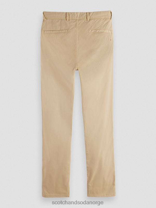 menn mott plaggfarget superslim fit chino sand N40XD495 klær Scotch & Soda