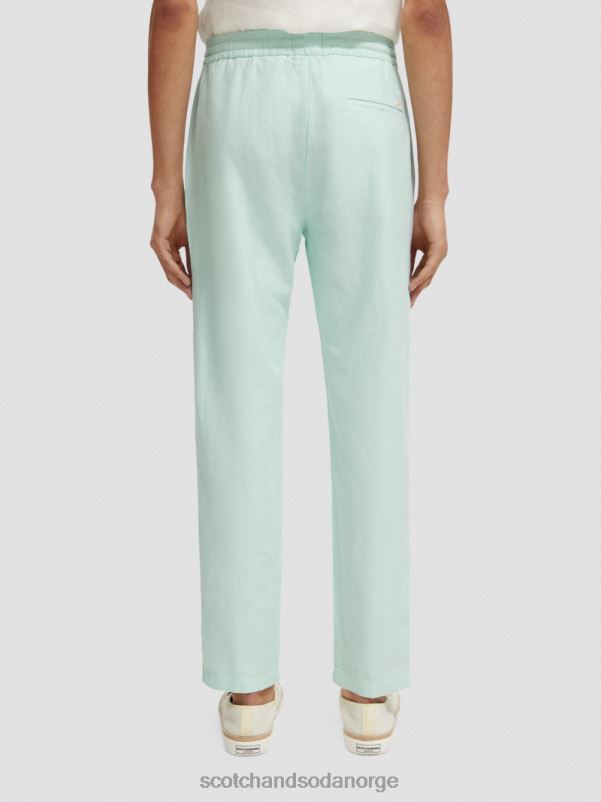 menn warren jogger i linblanding med rett ben bukt N40XD479 klær Scotch & Soda