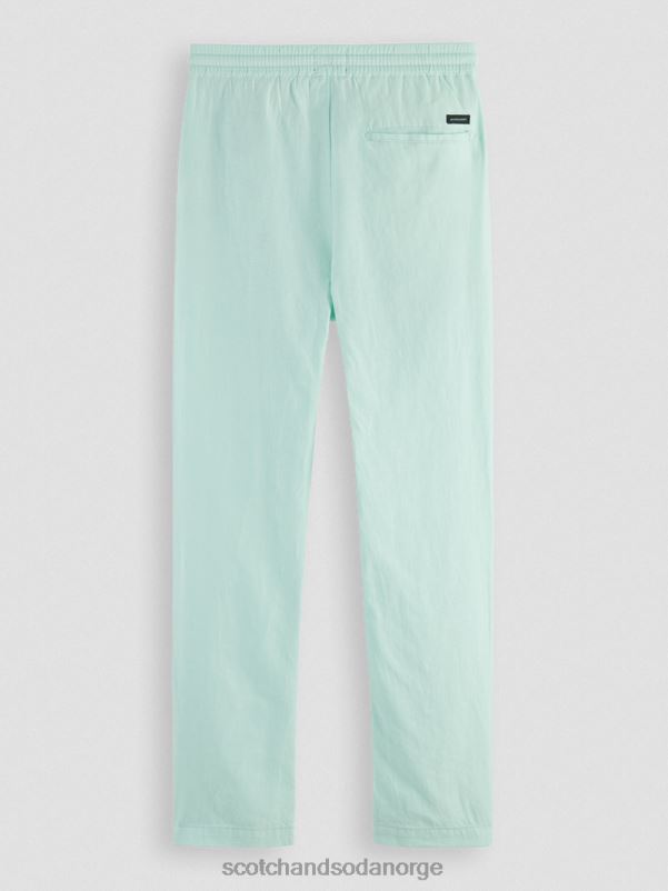 menn warren jogger i linblanding med rett ben bukt N40XD479 klær Scotch & Soda