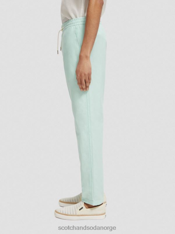 menn warren jogger i linblanding med rett ben bukt N40XD479 klær Scotch & Soda