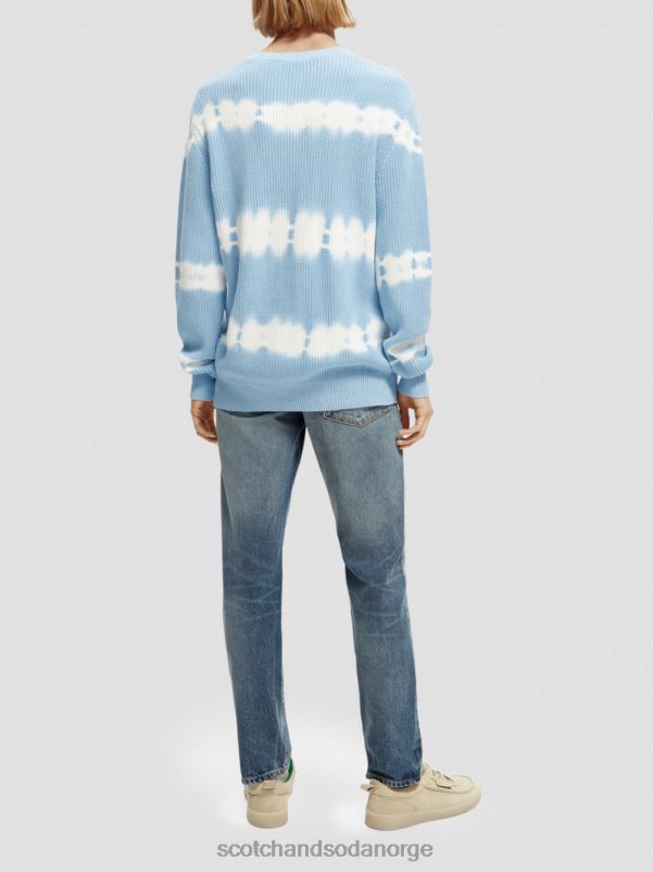 menn chunky-strikket tie-dye økologisk genser kombo a N40XD647 klær Scotch & Soda