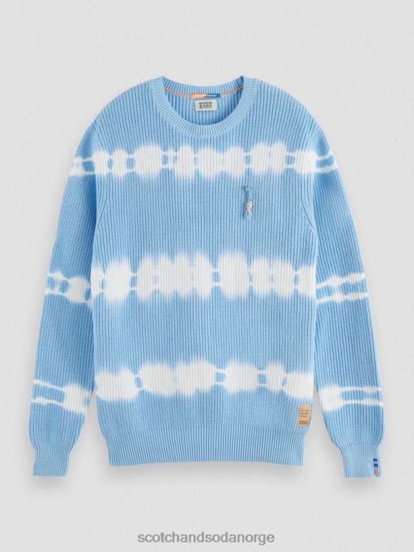 menn chunky-strikket tie-dye økologisk genser kombo a N40XD647 klær Scotch & Soda
