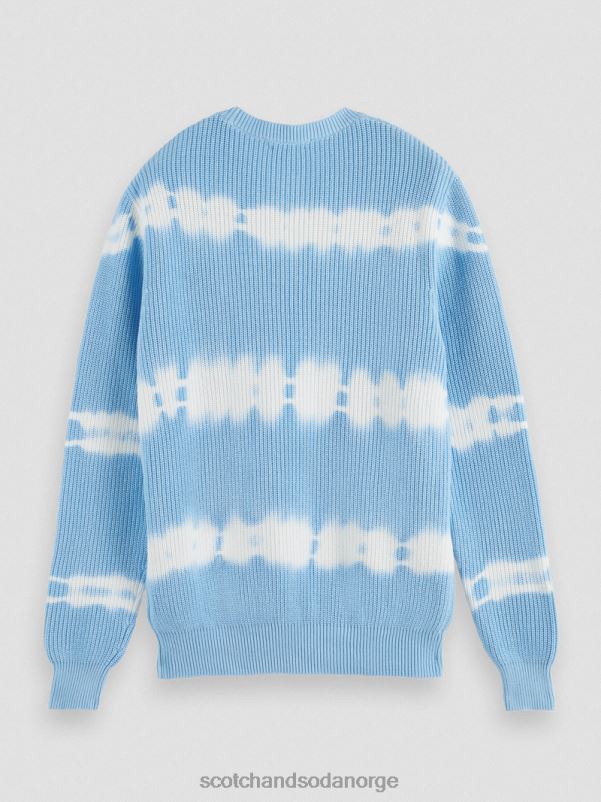 menn chunky-strikket tie-dye økologisk genser kombo a N40XD647 klær Scotch & Soda