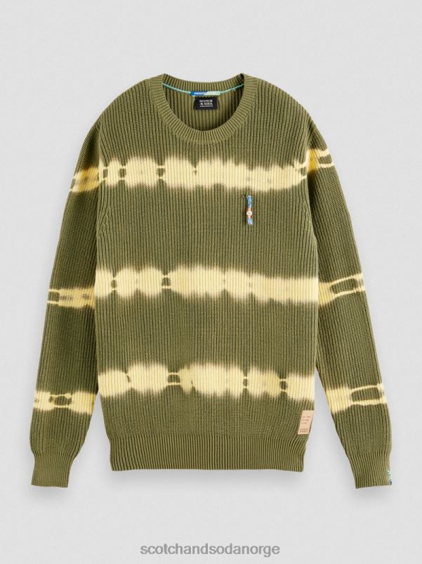 menn chunky-strikket tie-dye økologisk genser kombo c N40XD649 klær Scotch & Soda