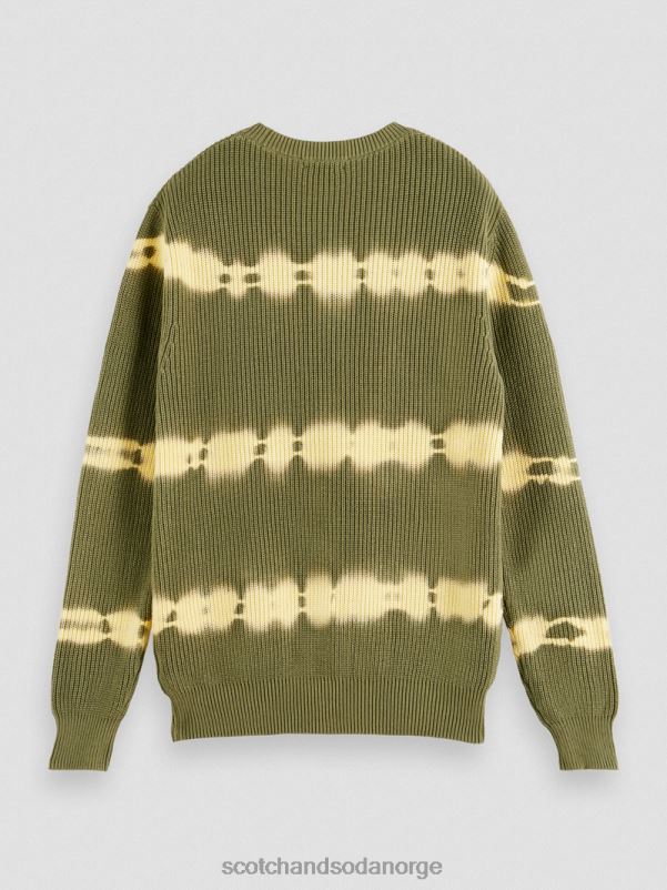menn chunky-strikket tie-dye økologisk genser kombo c N40XD649 klær Scotch & Soda