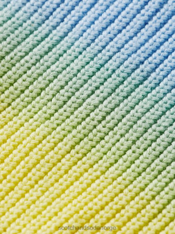 menn chunky-strikket tie-dye økologisk genser kombo d N40XD648 klær Scotch & Soda