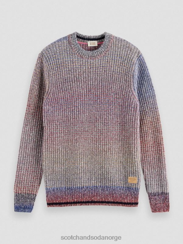 menn gradient ribbestrikket genser kombinasjon b N40XD632 klær Scotch & Soda