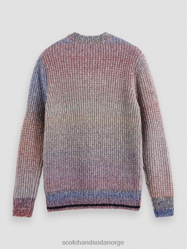menn gradient ribbestrikket genser kombinasjon b N40XD632 klær Scotch & Soda