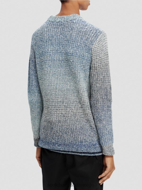 menn gradient ribbestrikket genser kombo a N40XD633 klær Scotch & Soda