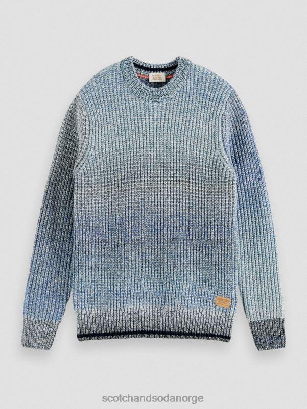 menn gradient ribbestrikket genser kombo a N40XD633 klær Scotch & Soda