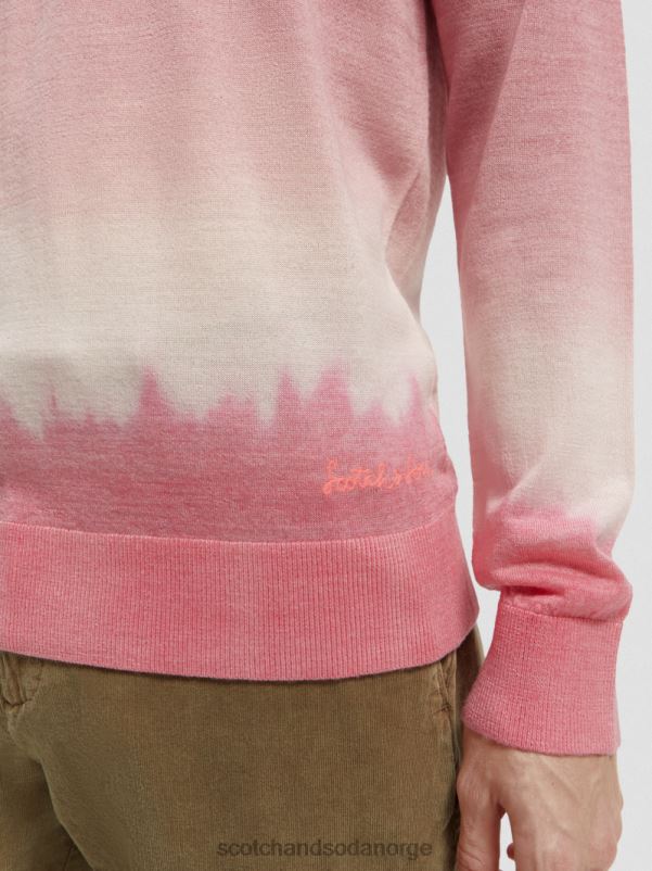 menn gradient tie-dye ullblandet genser kombinasjon b N40XD642 klær Scotch & Soda