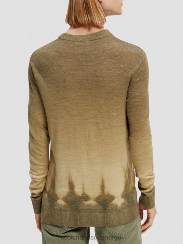 menn gradient tie-dye ullblandet genser kombo c N40XD643 klær Scotch & Soda