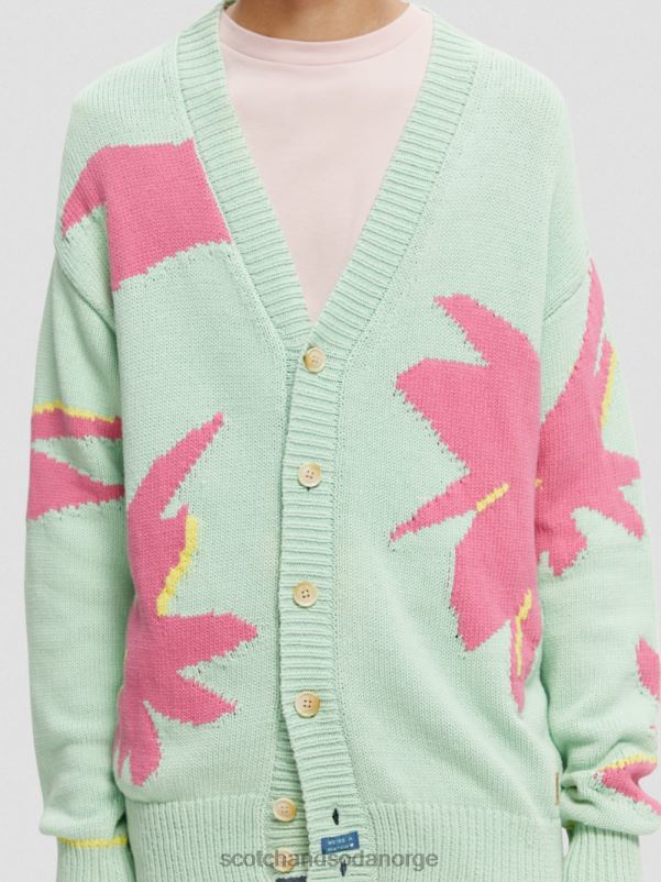 menn intarsia strikket cardigan kombo a N40XD640 klær Scotch & Soda
