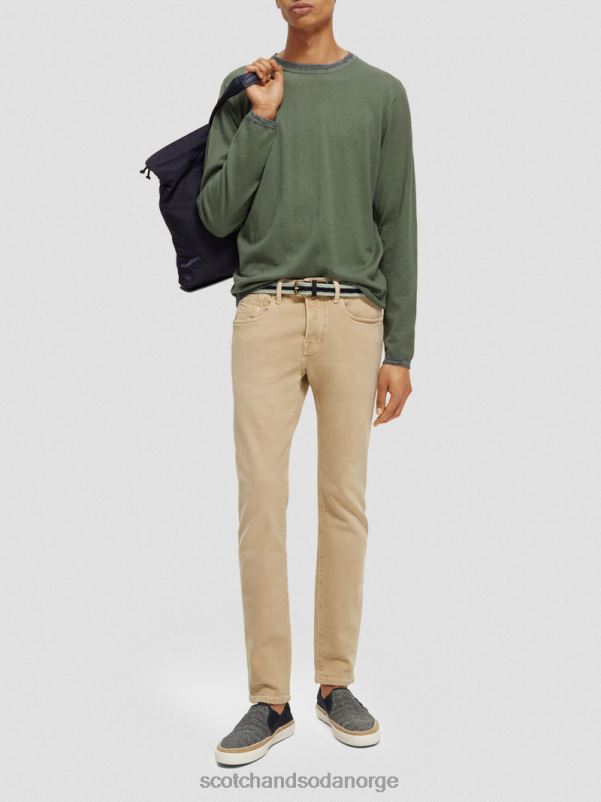 menn kontraststrikket genser hæren N40XD653 klær Scotch & Soda