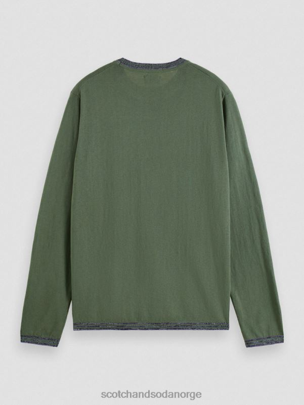 menn kontraststrikket genser hæren N40XD653 klær Scotch & Soda