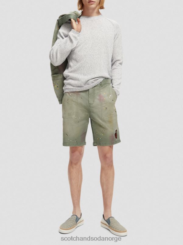 menn raglangenser riviera blå melange N40XD660 klær Scotch & Soda