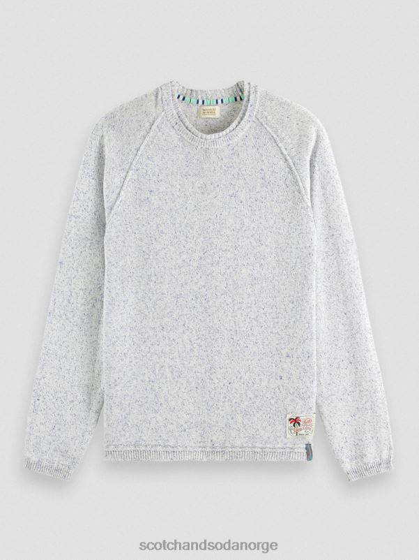 menn raglangenser riviera blå melange N40XD660 klær Scotch & Soda