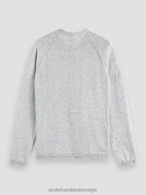 menn raglangenser riviera blå melange N40XD660 klær Scotch & Soda