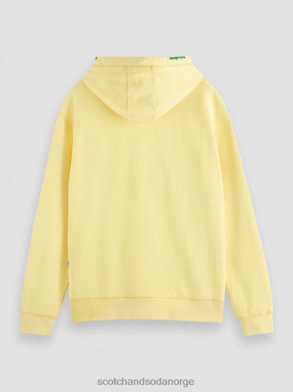 menn hettegenser for kunstverk med avslappet passform solskinn N40XD552 klær Scotch & Soda