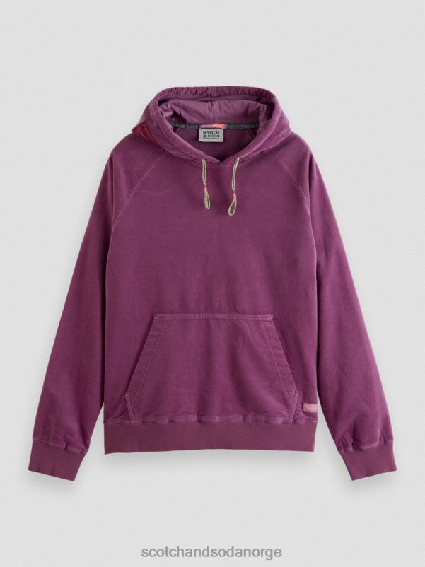 menn hettegenser i cordfløyel i økologisk bomull dahlia N40XD509 klær Scotch & Soda