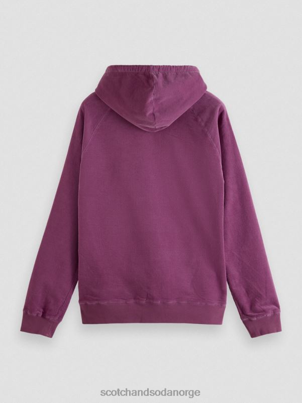 menn hettegenser i cordfløyel i økologisk bomull dahlia N40XD509 klær Scotch & Soda