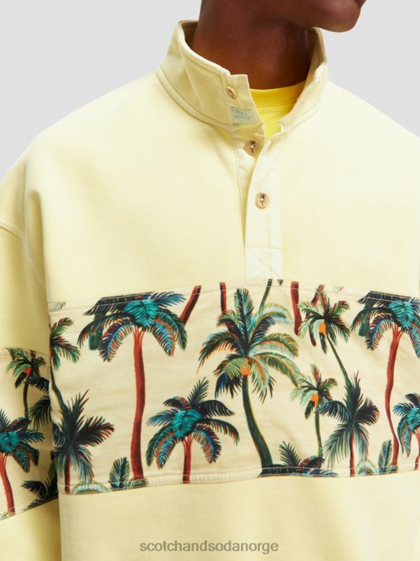 menn plaggfarget genser med høy hals banan N40XD534 klær Scotch & Soda