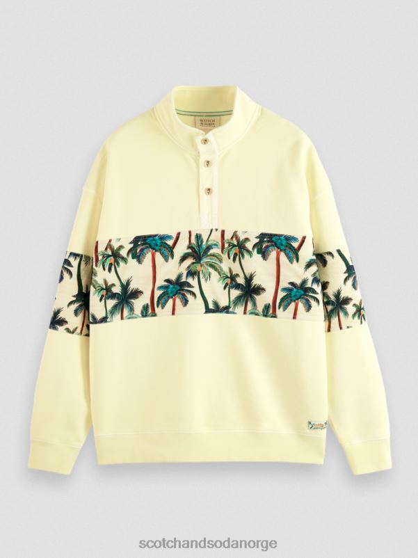 menn plaggfarget genser med høy hals banan N40XD534 klær Scotch & Soda