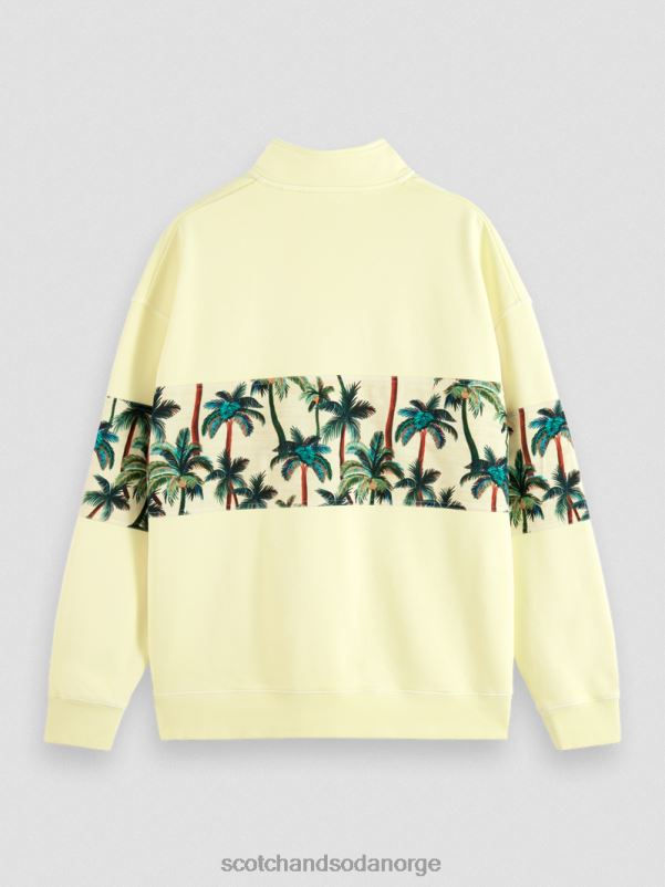 menn plaggfarget genser med høy hals banan N40XD534 klær Scotch & Soda