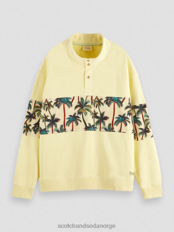 menn plaggfarget genser med høy hals (utvidede størrelser) banan N40XD554 klær Scotch & Soda