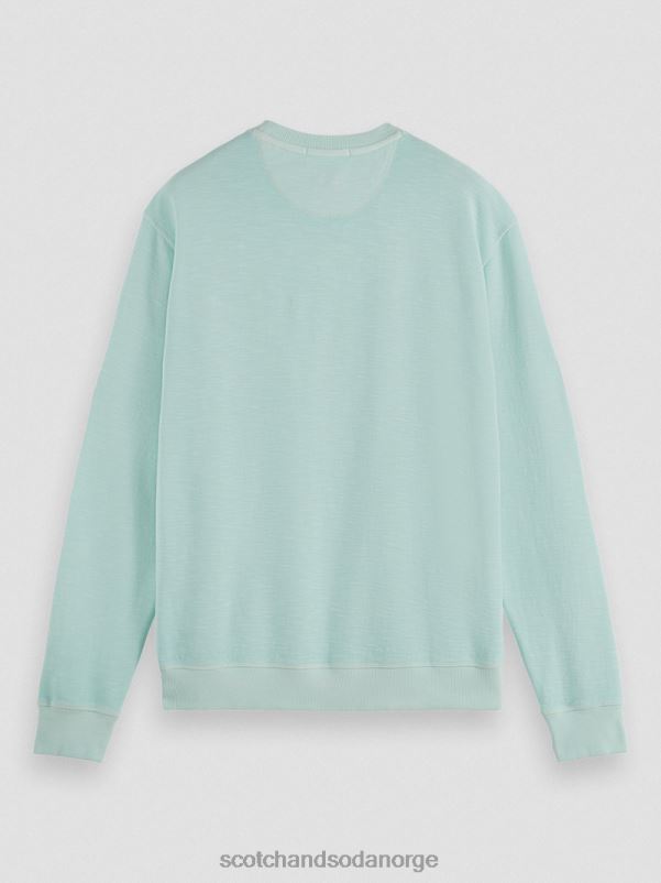 menn plaggfarget genser med rund hals mynte N40XD537 klær Scotch & Soda