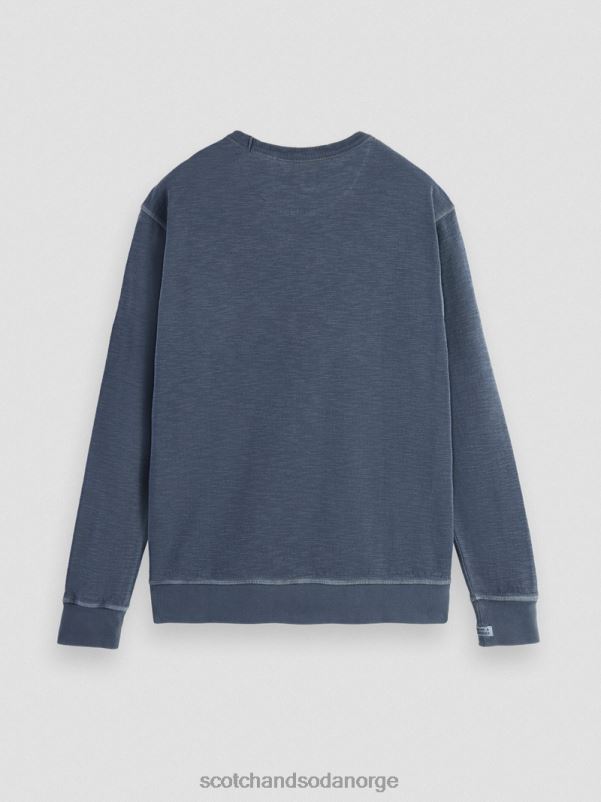 menn strukturert plaggfarget genser natt N40XD517 klær Scotch & Soda