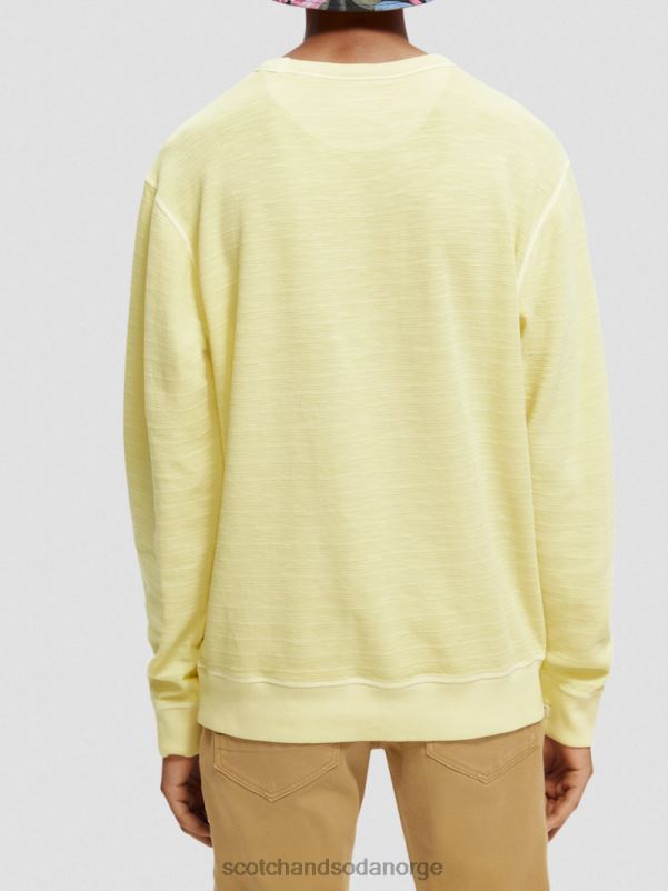 menn strukturert plaggfarget genser påskelilje N40XD515 klær Scotch & Soda