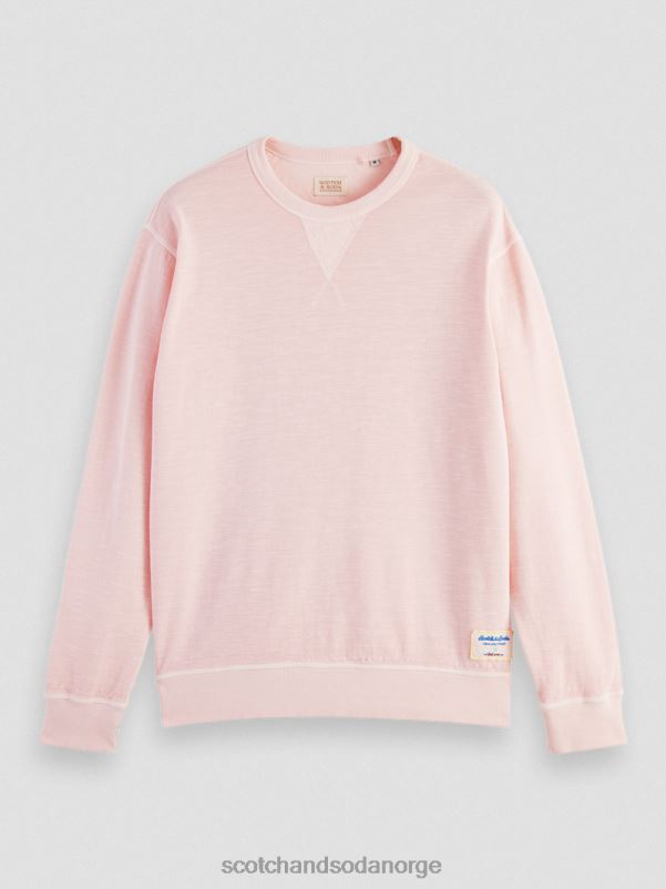 menn strukturert plaggfarget genser rose N40XD514 klær Scotch & Soda