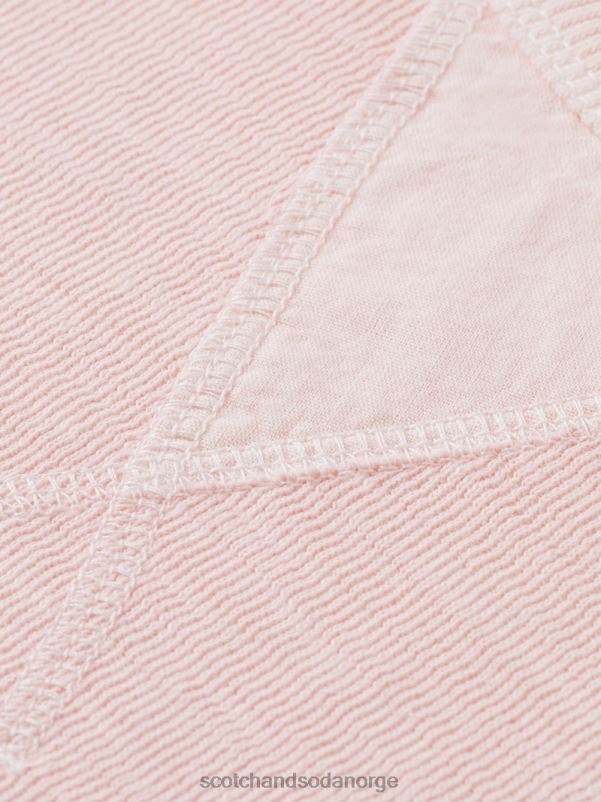 menn strukturert plaggfarget genser rose N40XD514 klær Scotch & Soda