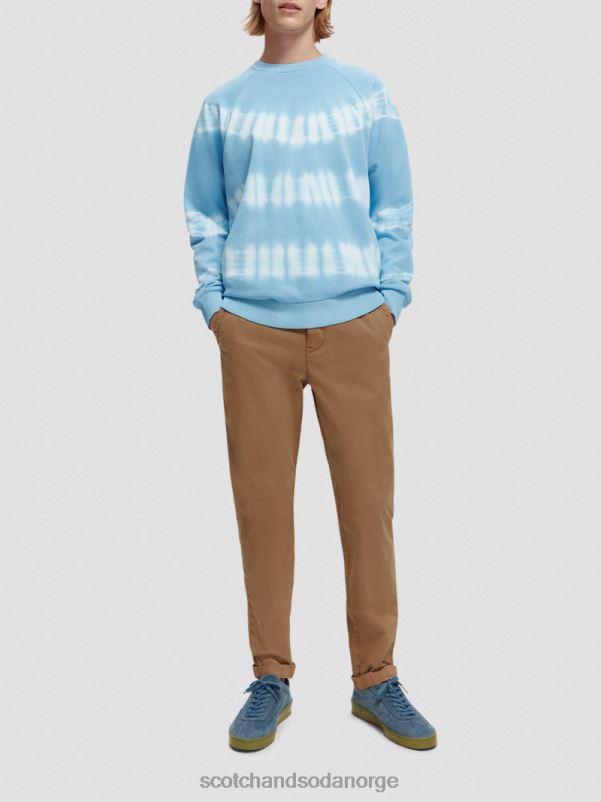 menn tie-dye genser med avslappet passform himmel N40XD546 klær Scotch & Soda