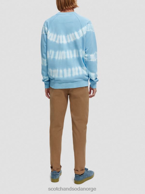 menn tie-dye genser med avslappet passform himmel N40XD546 klær Scotch & Soda